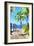 Path to the Beach III - In the Style of Oil Painting-Philippe Hugonnard-Framed Giclee Print