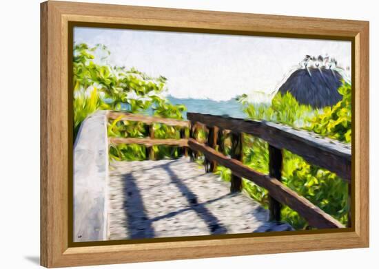 Path to the Beach IV - In the Style of Oil Painting-Philippe Hugonnard-Framed Premier Image Canvas