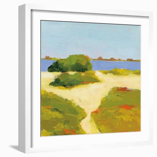 Path to the Beach-Phyllis Adams-Framed Art Print