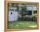 Path to the Garden Gate Lined with Daylilies-null-Framed Premier Image Canvas