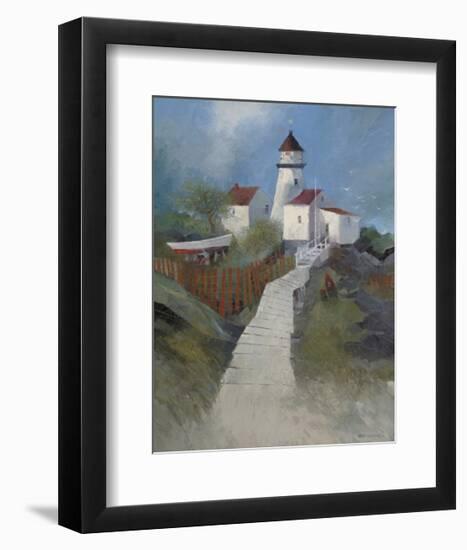 Path to the Lighthouse-Albert Swayhoover-Framed Giclee Print