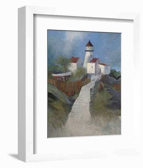 Path to the Lighthouse-Albert Swayhoover-Framed Giclee Print