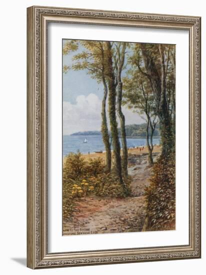 Path to the Shore, Sea View, Isle of Wight-Alfred Robert Quinton-Framed Giclee Print