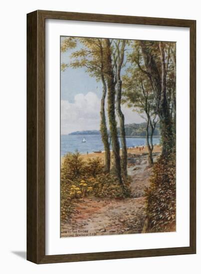 Path to the Shore, Sea View, Isle of Wight-Alfred Robert Quinton-Framed Giclee Print