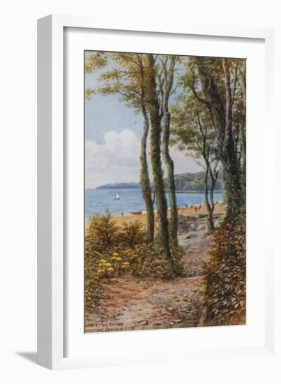 Path to the Shore, Sea View, Isle of Wight-Alfred Robert Quinton-Framed Giclee Print