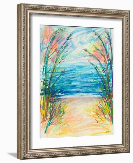 Path To The Water-Ann Marie Coolick-Framed Art Print