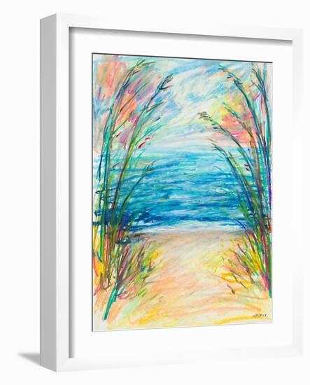 Path To The Water-Ann Marie Coolick-Framed Art Print