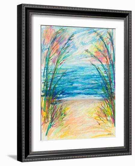 Path To The Water-Ann Marie Coolick-Framed Art Print