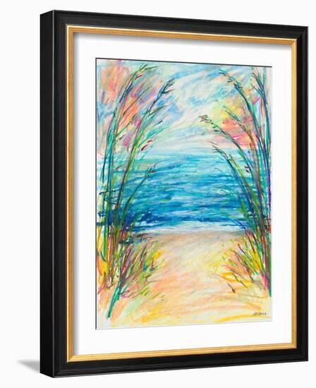 Path To The Water-Ann Marie Coolick-Framed Art Print