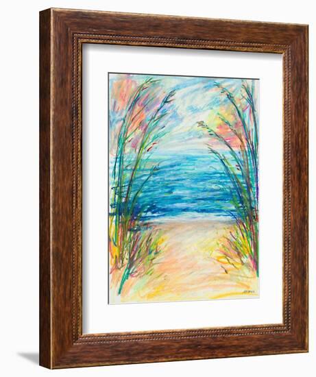 Path To The Water-Ann Marie Coolick-Framed Art Print