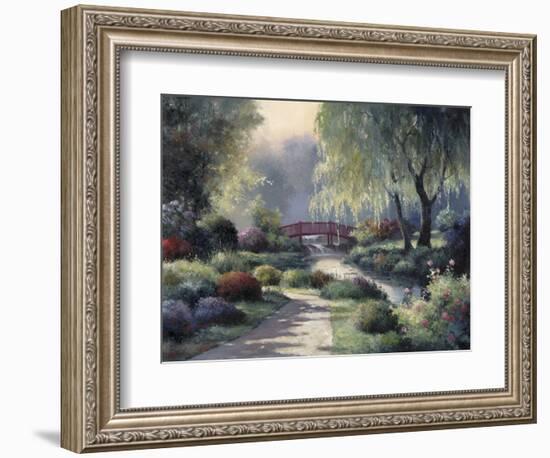 Path to Willow Park-unknown Chiu-Framed Art Print