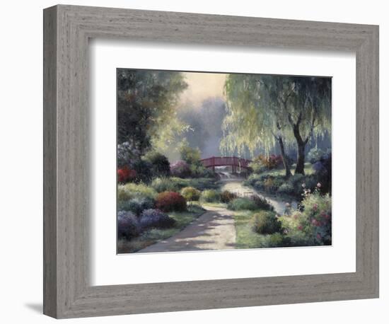 Path to Willow Park-unknown Chiu-Framed Art Print