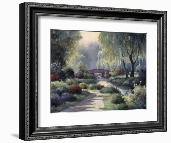 Path to Willow Park-unknown Chiu-Framed Art Print