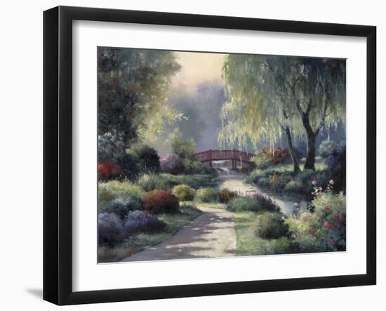 Path to Willow Park-unknown Chiu-Framed Art Print