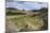 Path Winds Past Hills and Tourist Ger Camp Towards Distant Mountains in Summer, Central Mongolia-Eleanor Scriven-Mounted Photographic Print