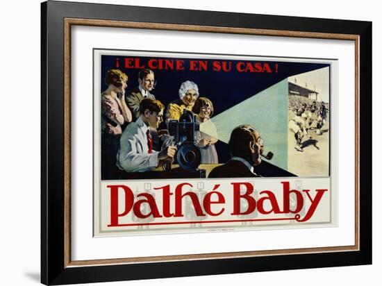 Pathe Baby Poster-null-Framed Giclee Print