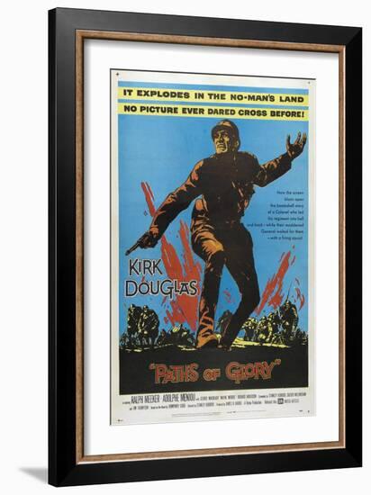 Paths of Glory, 1957, Directed by Stanley Kubrick-null-Framed Giclee Print