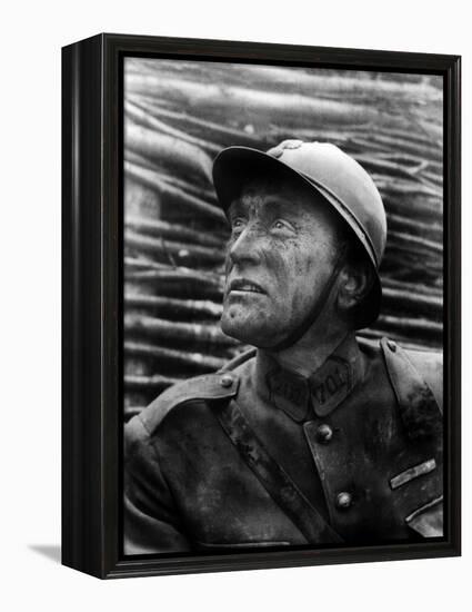 Paths of Glory, Kirk Douglas, 1957-null-Framed Stretched Canvas