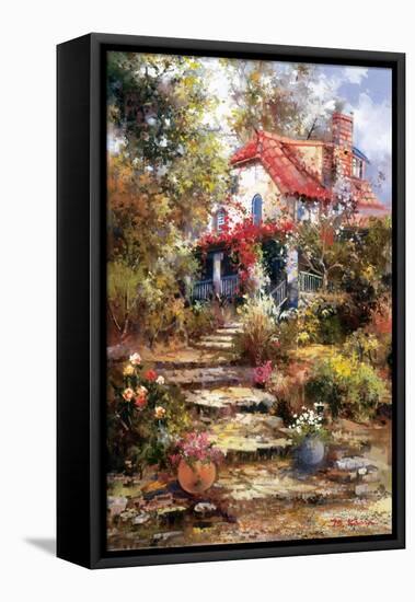 Pathway Home-Joseph Kim-Framed Stretched Canvas