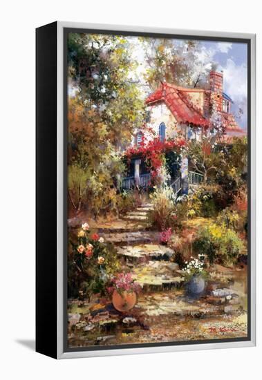 Pathway Home-Joseph Kim-Framed Stretched Canvas