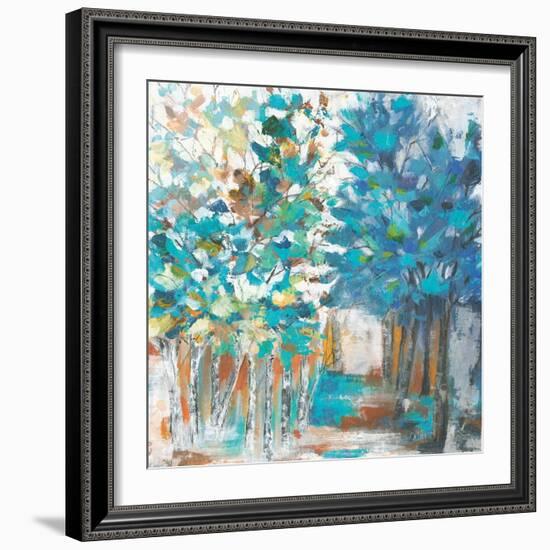 Pathway of Blue-Eva Watts-Framed Art Print