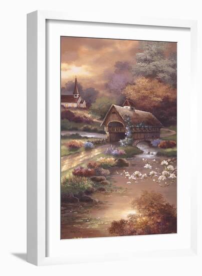 Pathway Of Light-James Lee-Framed Art Print