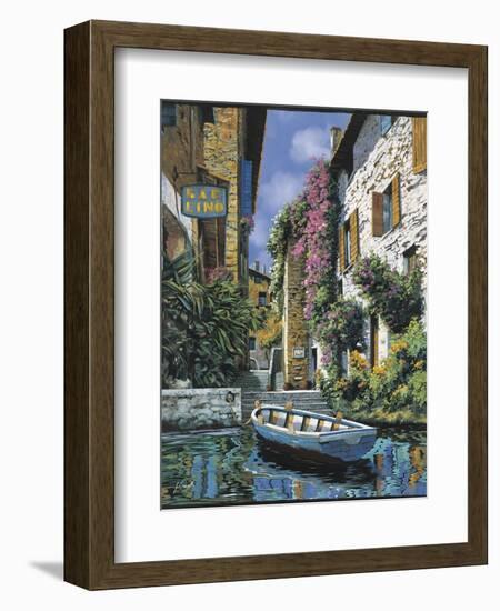 Pathway to the Shops-Guido Borelli-Framed Art Print