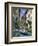 Pathway to the Shops-Guido Borelli-Framed Art Print