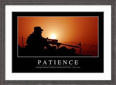 Patience Citation Et Affiche D Inspiration Et Motivation Photographic Print Art Com