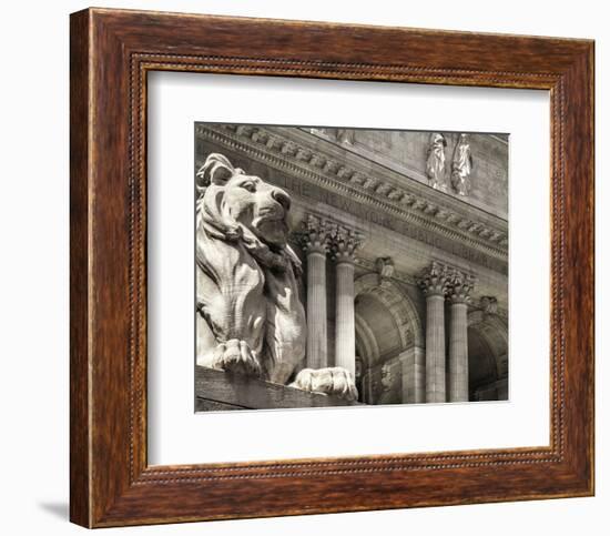 Patience Guarding the Library-null-Framed Premium Giclee Print