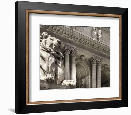 Patience Guarding the Library-null-Framed Premium Giclee Print