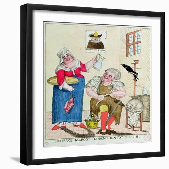 Patience Margot, it Will Soon Be 3 Times as Much, 1789-null-Framed Giclee Print