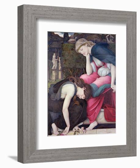 Patience on a Monument Smiling at Grief, Exh. 1884-John Roddam Spencer Stanhope-Framed Giclee Print