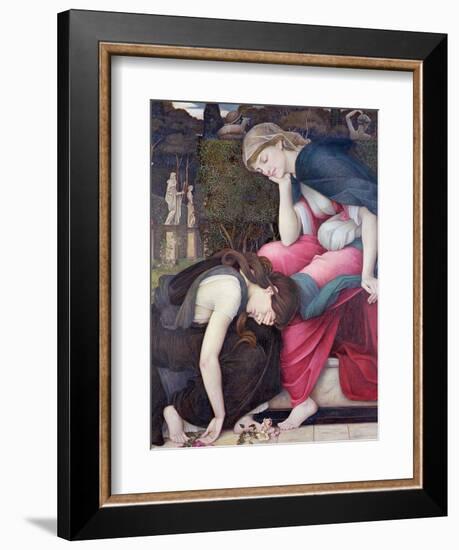 Patience on a Monument Smiling at Grief, Exh. 1884-John Roddam Spencer Stanhope-Framed Giclee Print