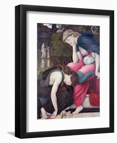 Patience on a Monument Smiling at Grief, Exh. 1884-John Roddam Spencer Stanhope-Framed Giclee Print