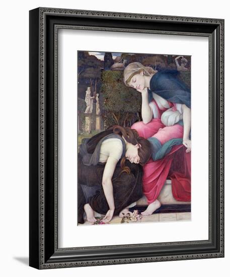 Patience on a Monument Smiling at Grief, Exh. 1884-John Roddam Spencer Stanhope-Framed Giclee Print