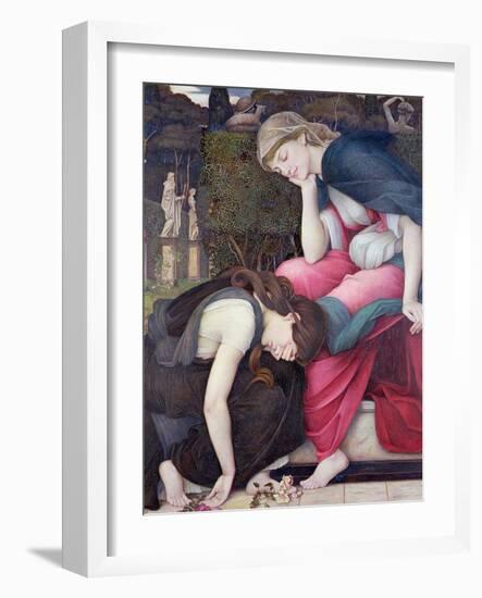 Patience on a Monument Smiling at Grief, Exh. 1884-John Roddam Spencer Stanhope-Framed Giclee Print