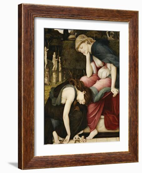 Patience on a Monument Smiling at Grief-John Roddam Spencer Stanhope-Framed Giclee Print