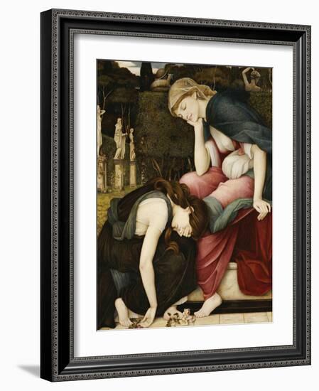 Patience on a Monument Smiling at Grief-John Roddam Spencer Stanhope-Framed Giclee Print