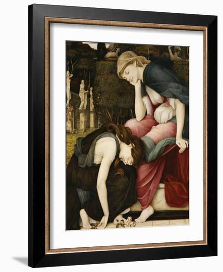 Patience on a Monument Smiling at Grief-John Roddam Spencer Stanhope-Framed Giclee Print