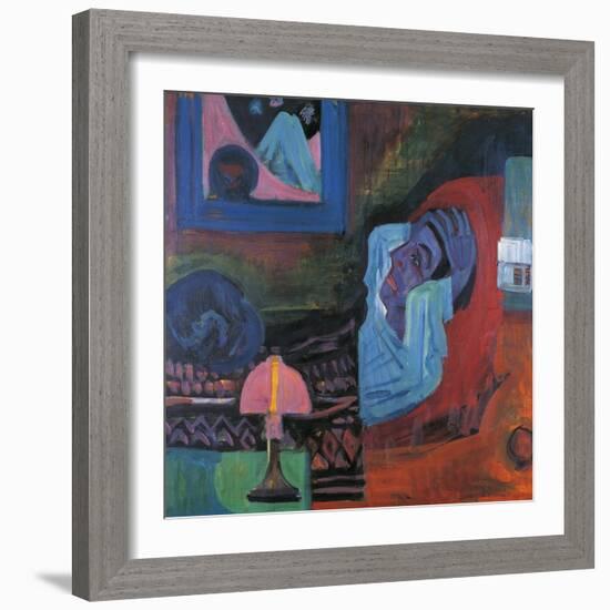 Patient, 1920 or 1922-Ernst Ludwig Kirchner-Framed Giclee Print