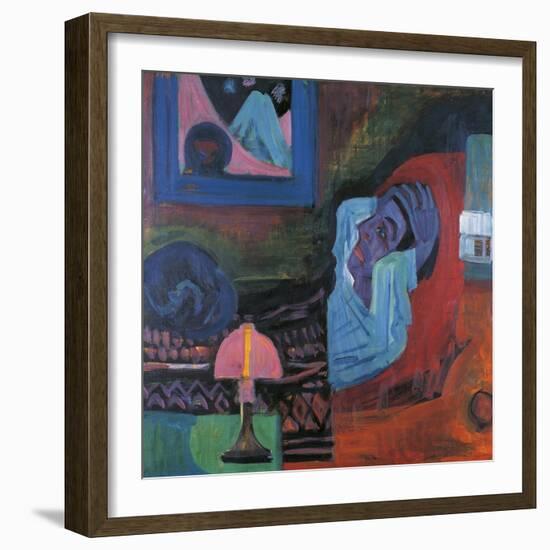 Patient, 1920 or 1922-Ernst Ludwig Kirchner-Framed Giclee Print