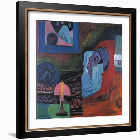 Patient, 1920 or 1922-Ernst Ludwig Kirchner-Framed Giclee Print