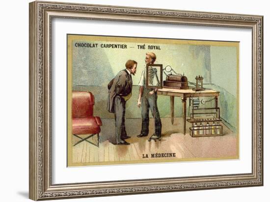 Patient Having an X-Ray-null-Framed Giclee Print