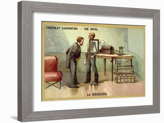 Patient Having an X-Ray-null-Framed Giclee Print