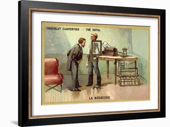 Patient Having an X-Ray-null-Framed Giclee Print