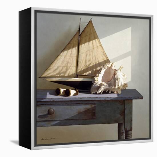 Patiently Waiting-Zhen-Huan Lu-Framed Premier Image Canvas