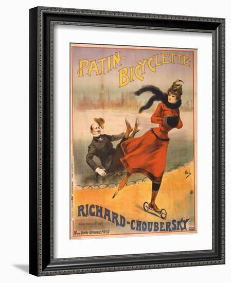 Patin-bicyclette - Richard-Choubersky, 1890-Pal-Framed Giclee Print