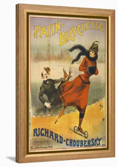 Patin-Bicyclette - Richard-Choubersky-null-Framed Premier Image Canvas