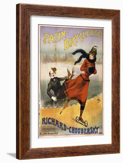 Patin Bicyclette-null-Framed Giclee Print